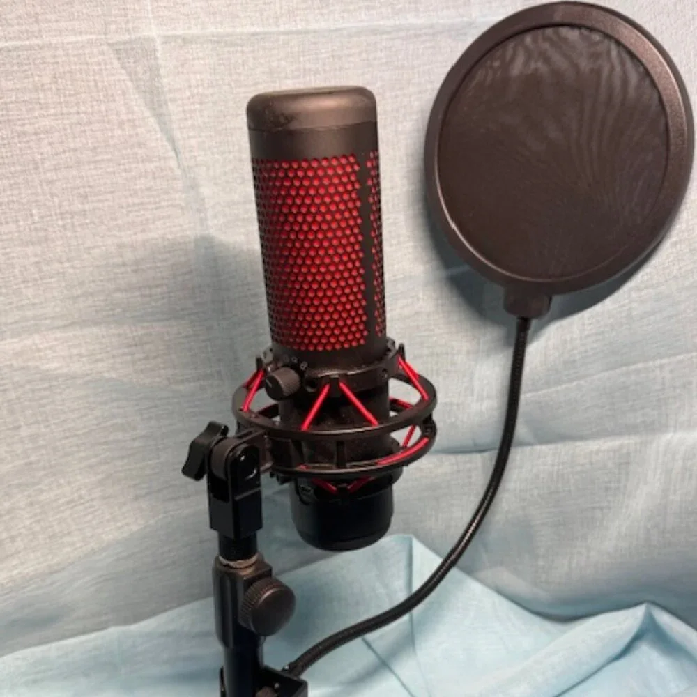 HyperX Quadcast Gaming Microphone with Pop Filter